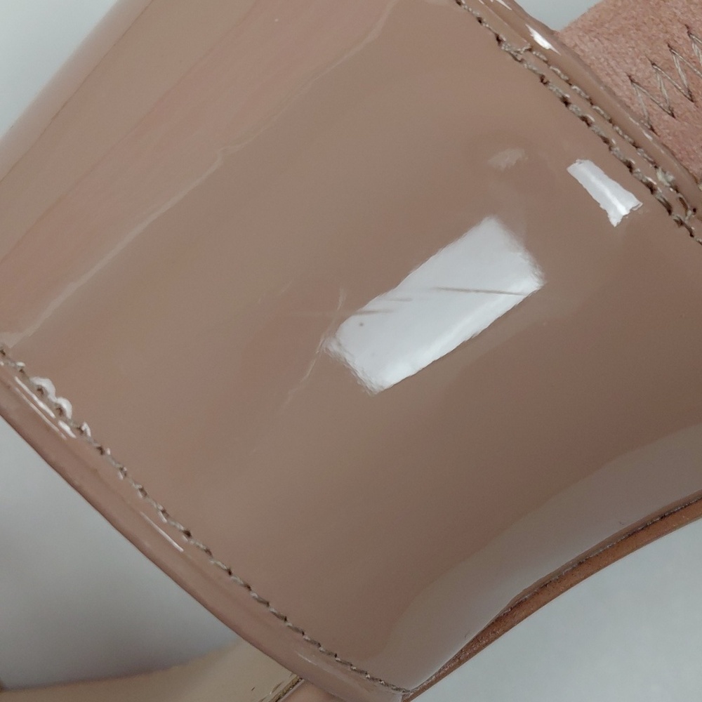 Coach Marla Patent Slingbacks Nude Gold Women's Size 8.5 - Picture 15 of 16